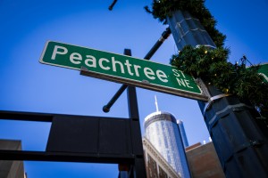Peachtree Street Sign   Atlanta GA 1803